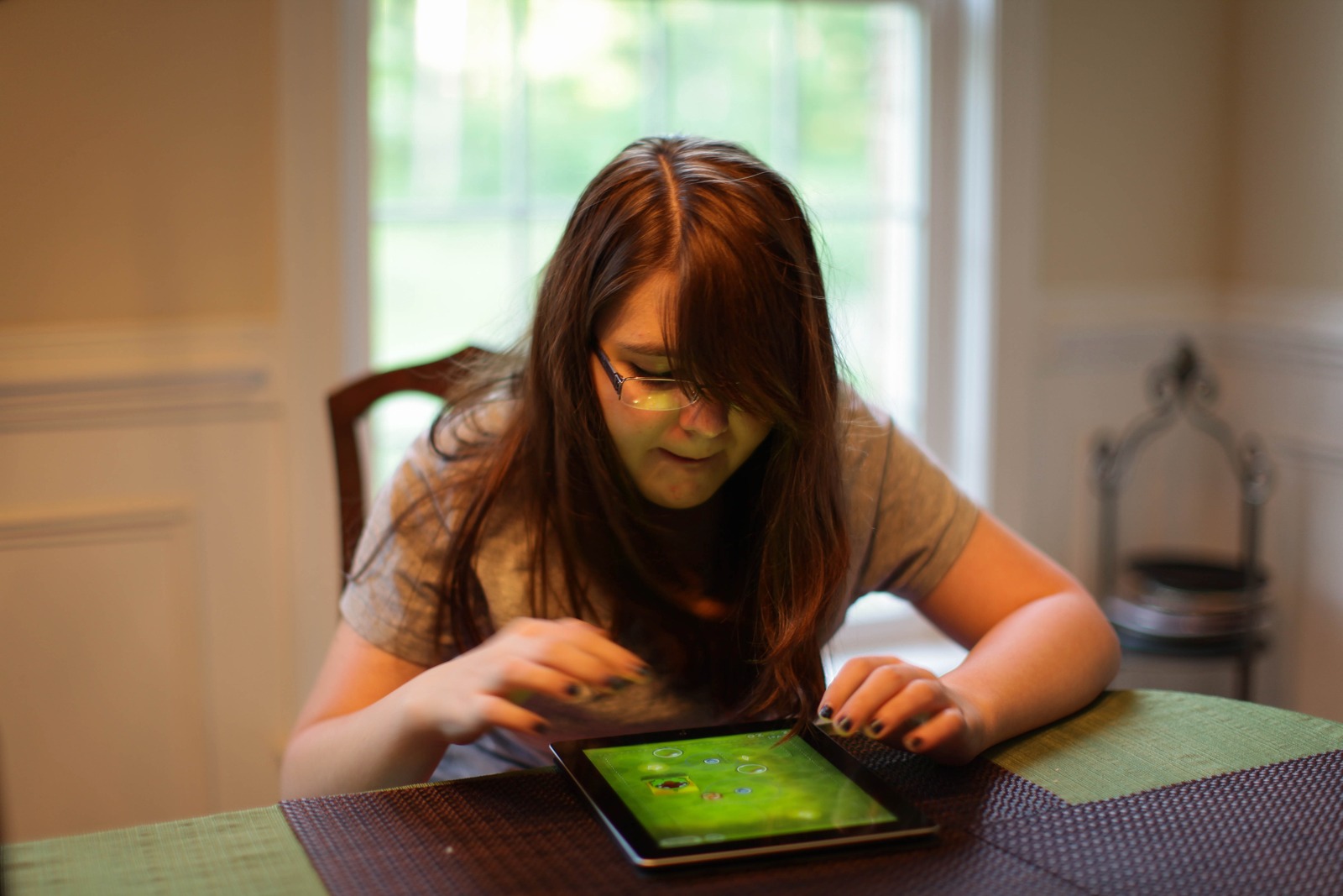 Engrossed in Digital Landscape