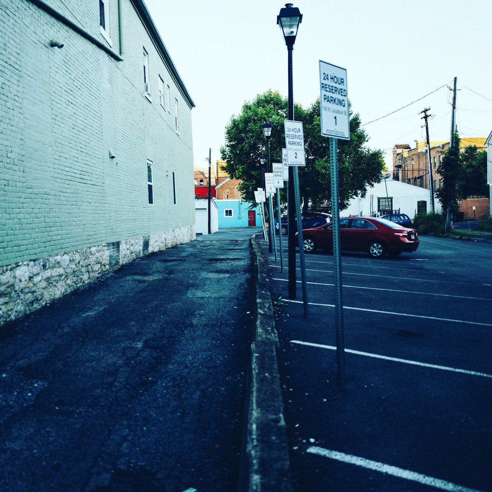 Urban Parking Lot Quietude