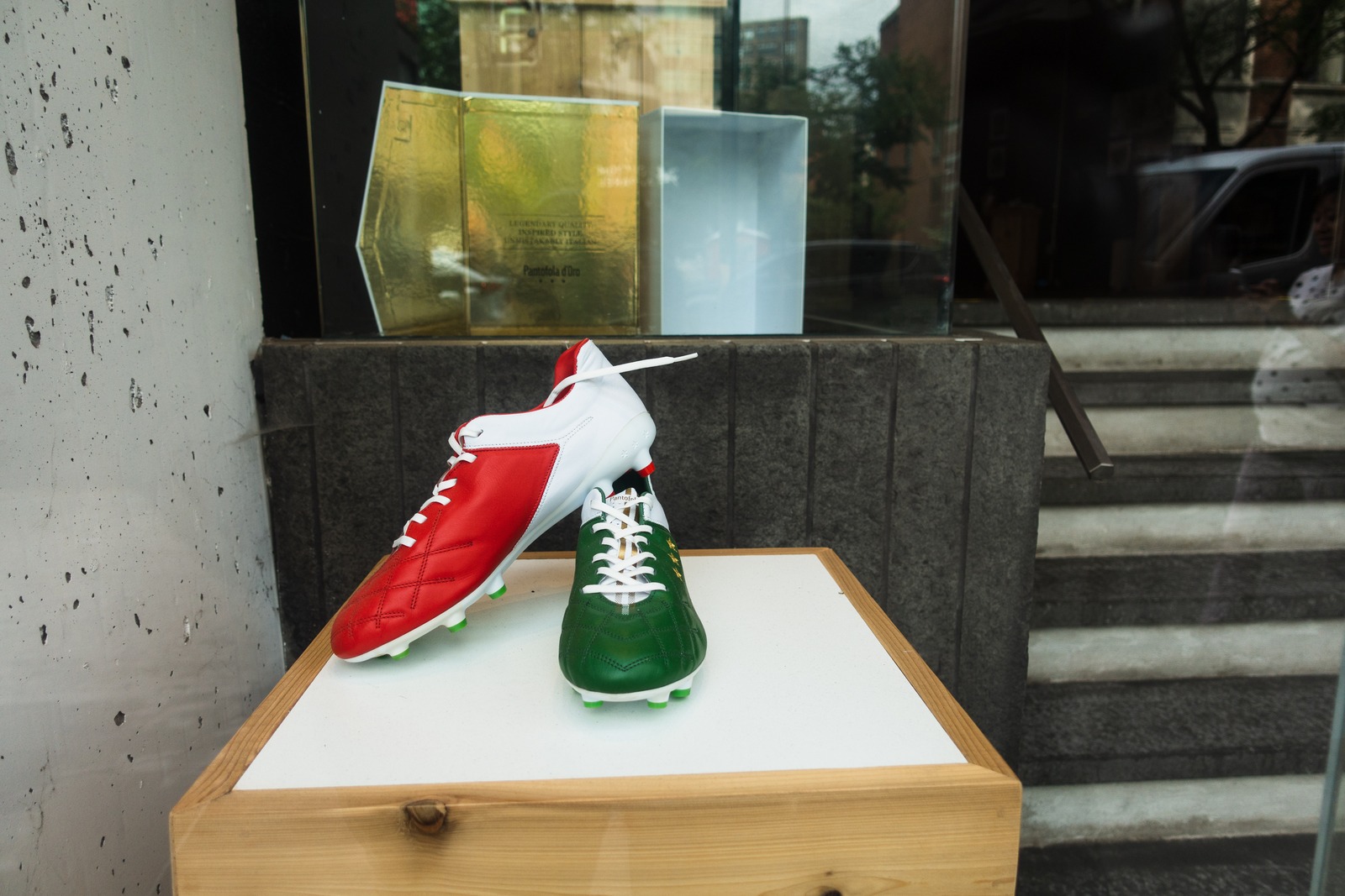 Colorful Kicks on Display