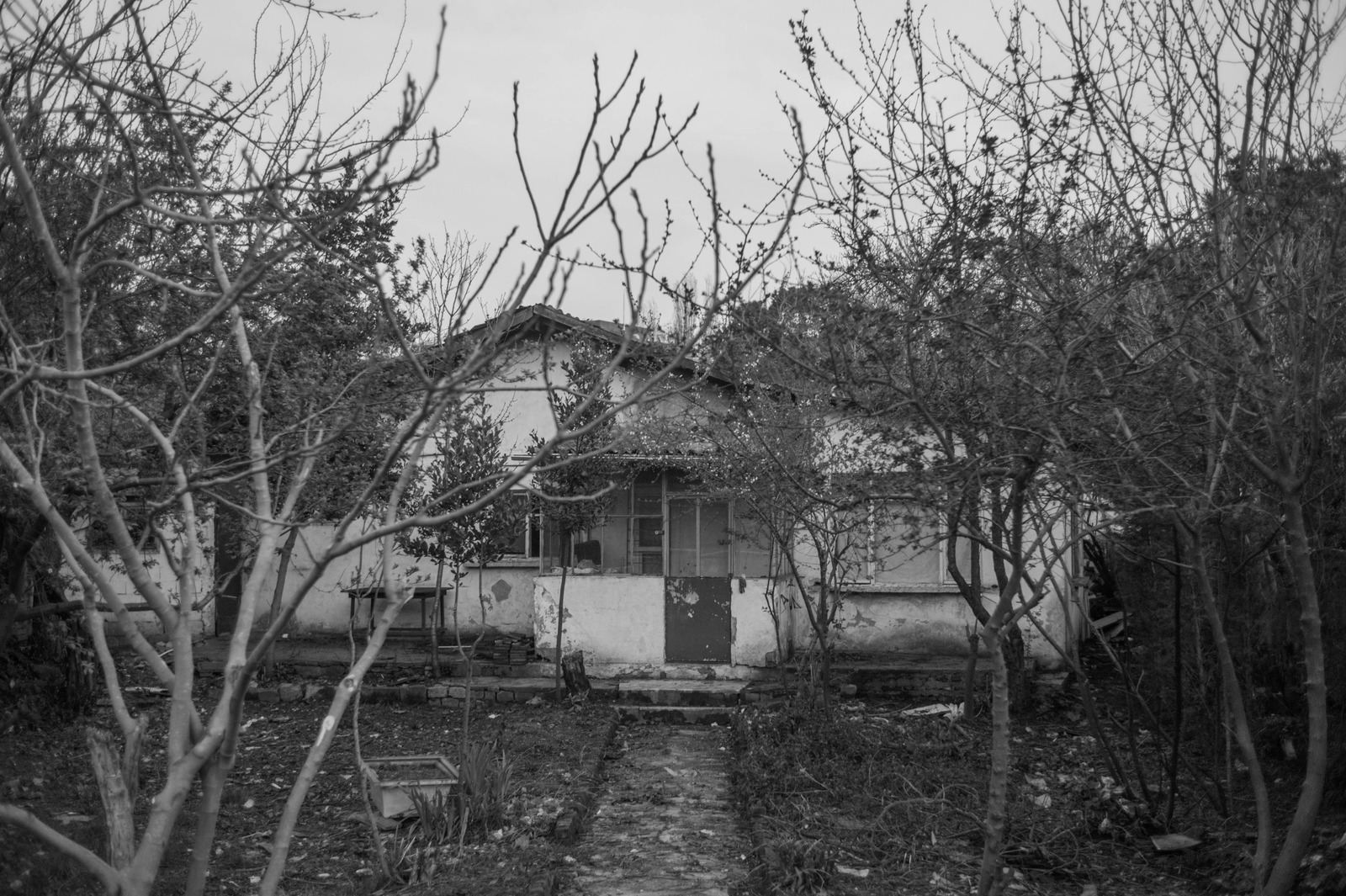 Abandoned House in Shadows