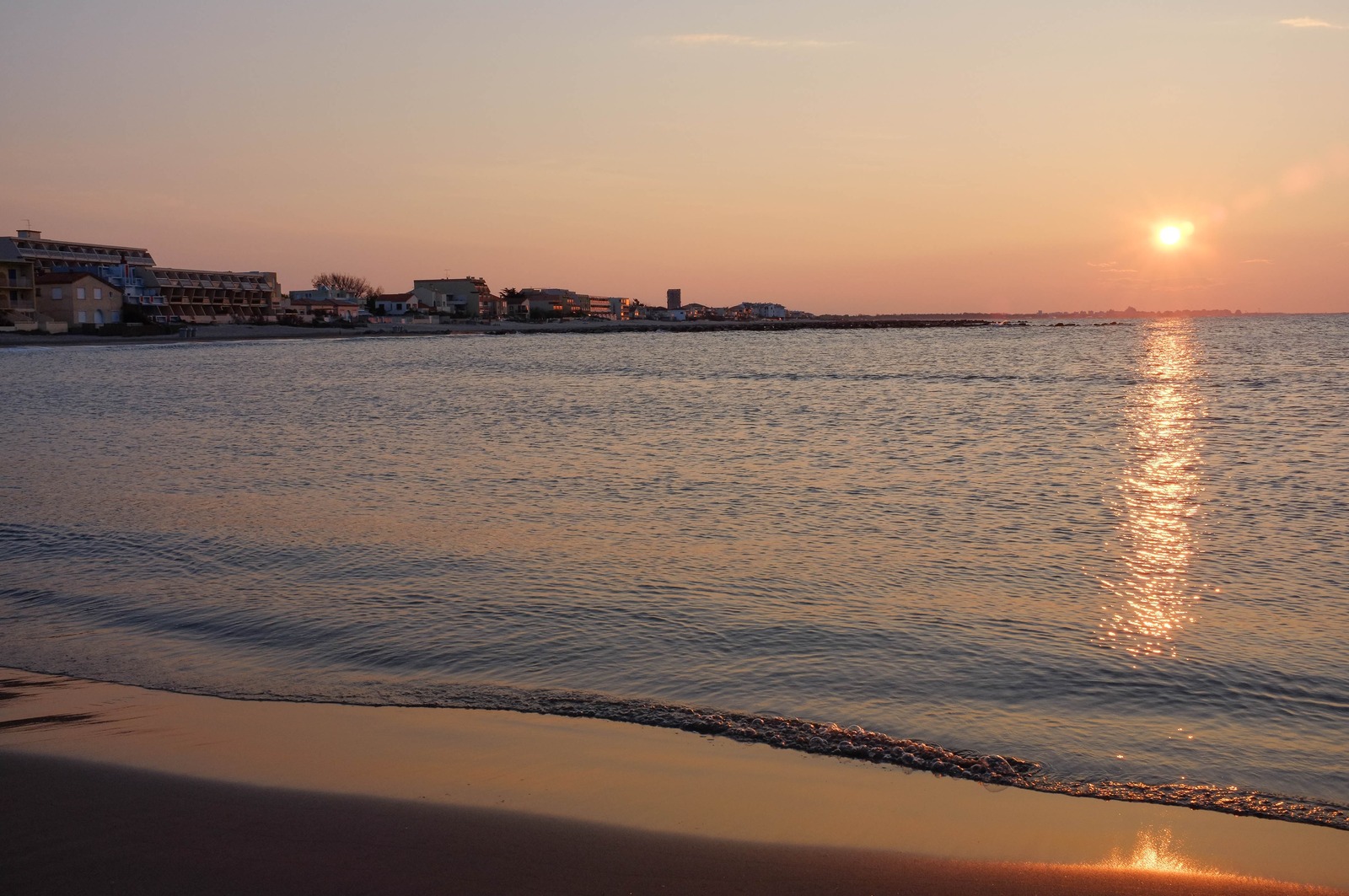 Serene Sunset by the Shore