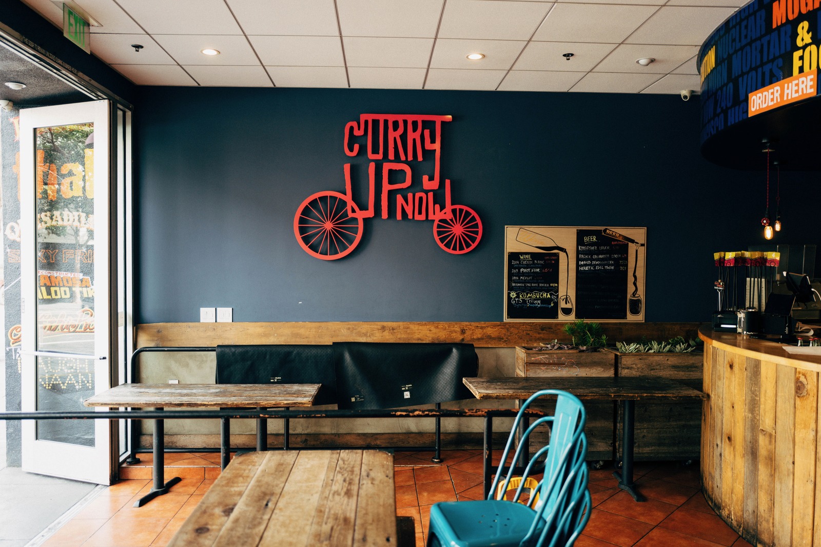 Cafe Vibes in Bold Colors