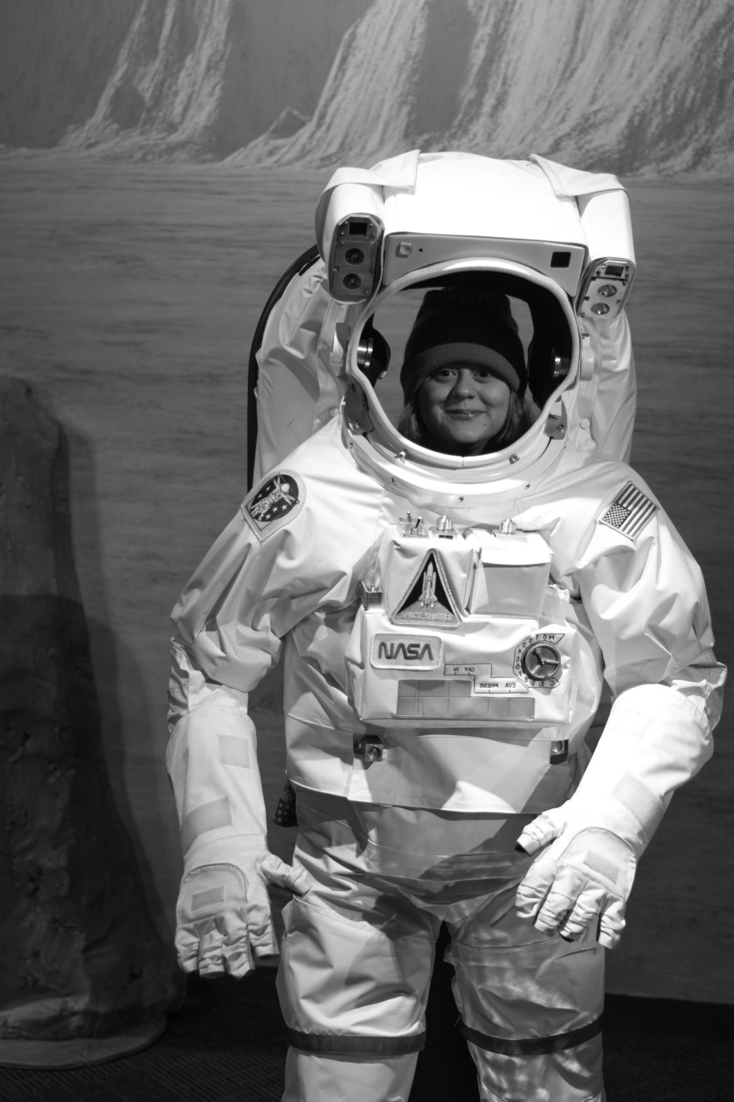 Astronaut in Monochrome