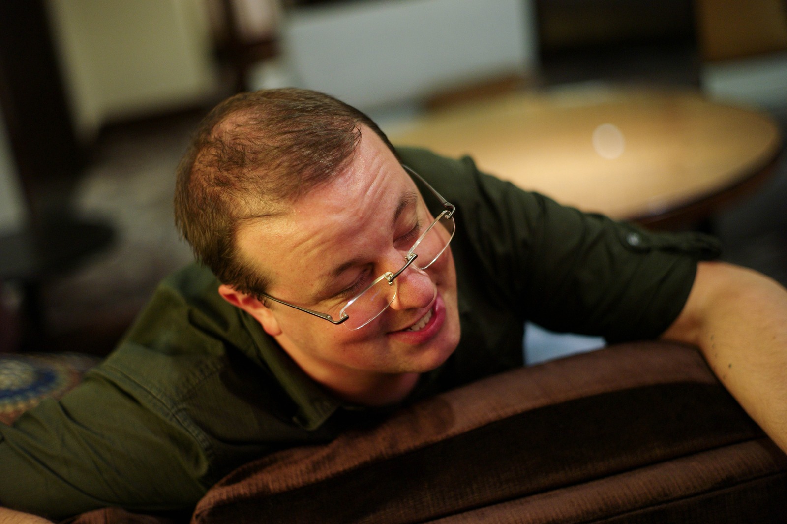 Candid Moment of Reflection