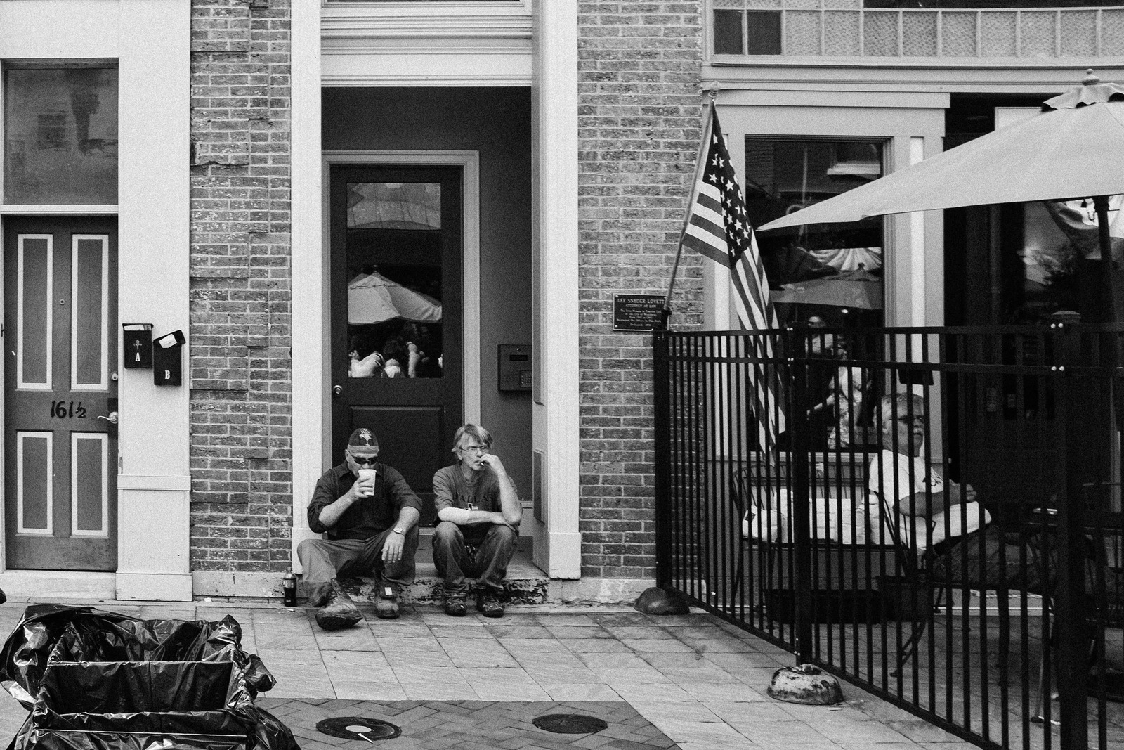 Quiet Moments on the Steps