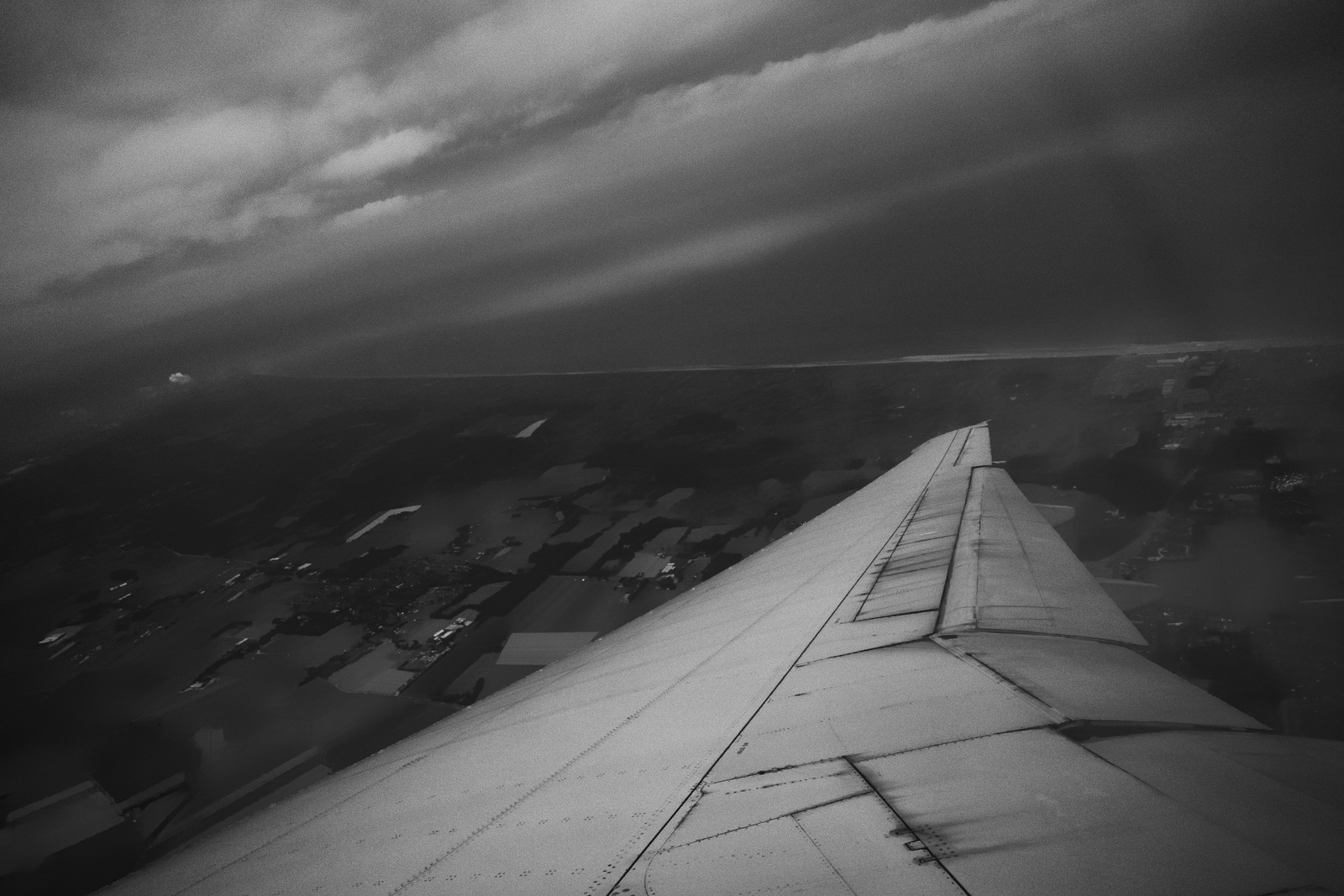 Aerial Monochrome Journey