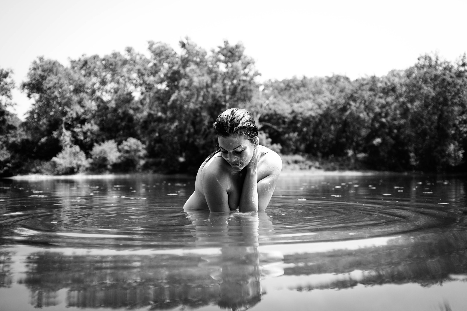 Serenity in Black and White