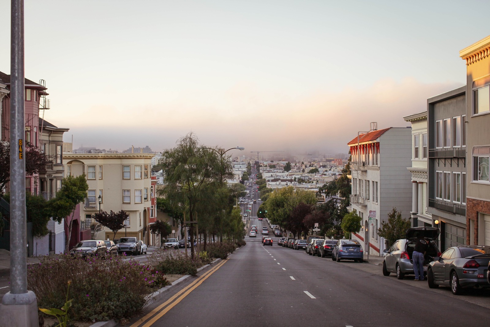 Urban Serenity at Dusk