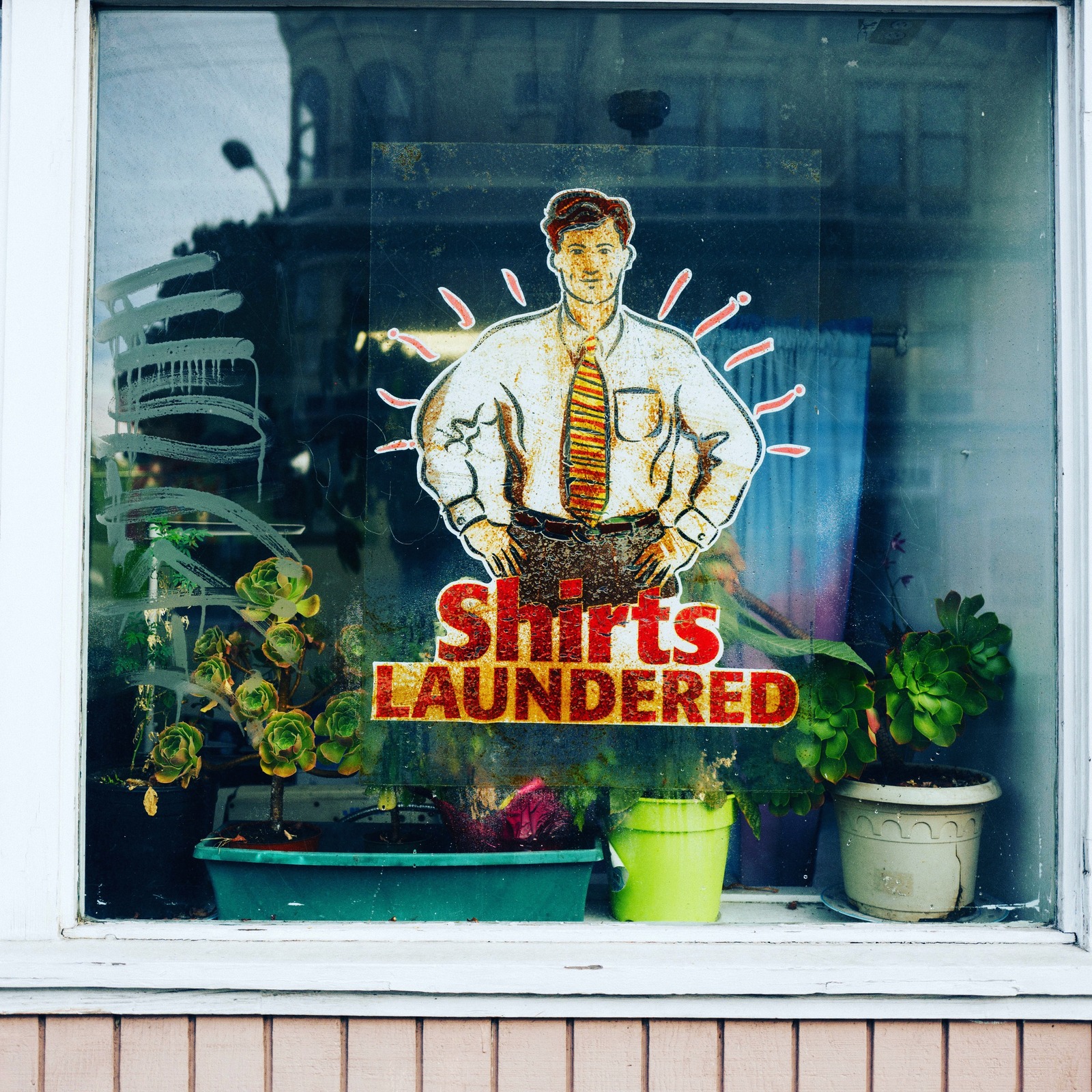 A Retro Laundry Window