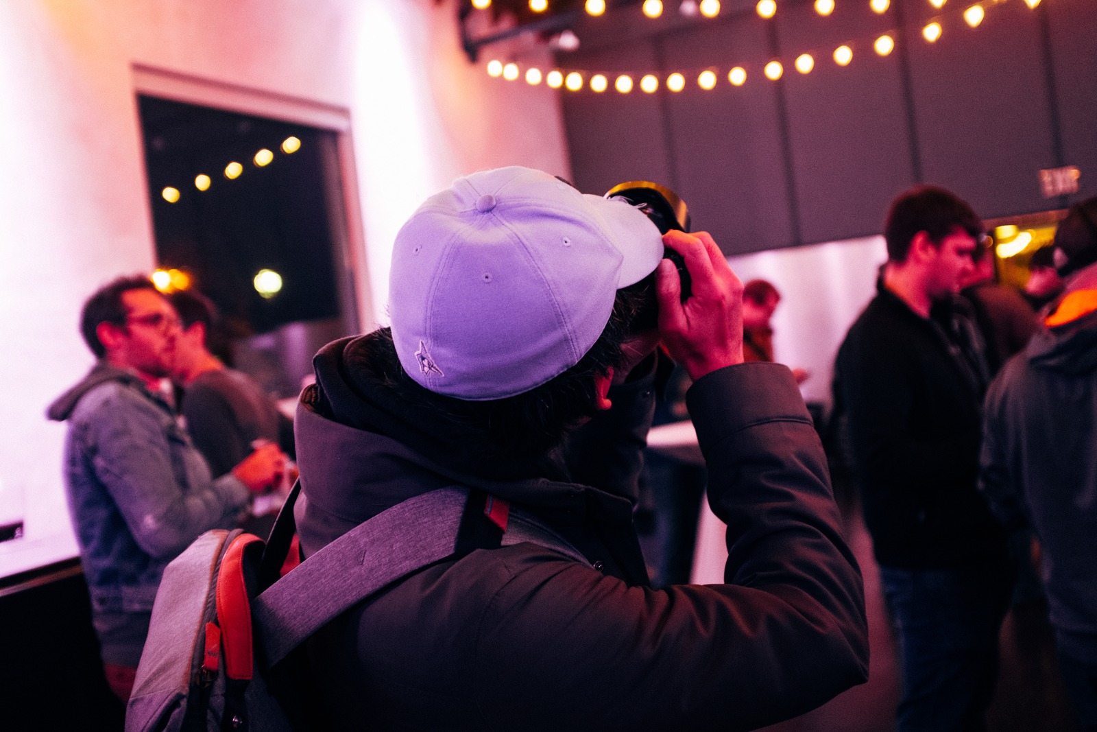 Capturing Moments in Neon