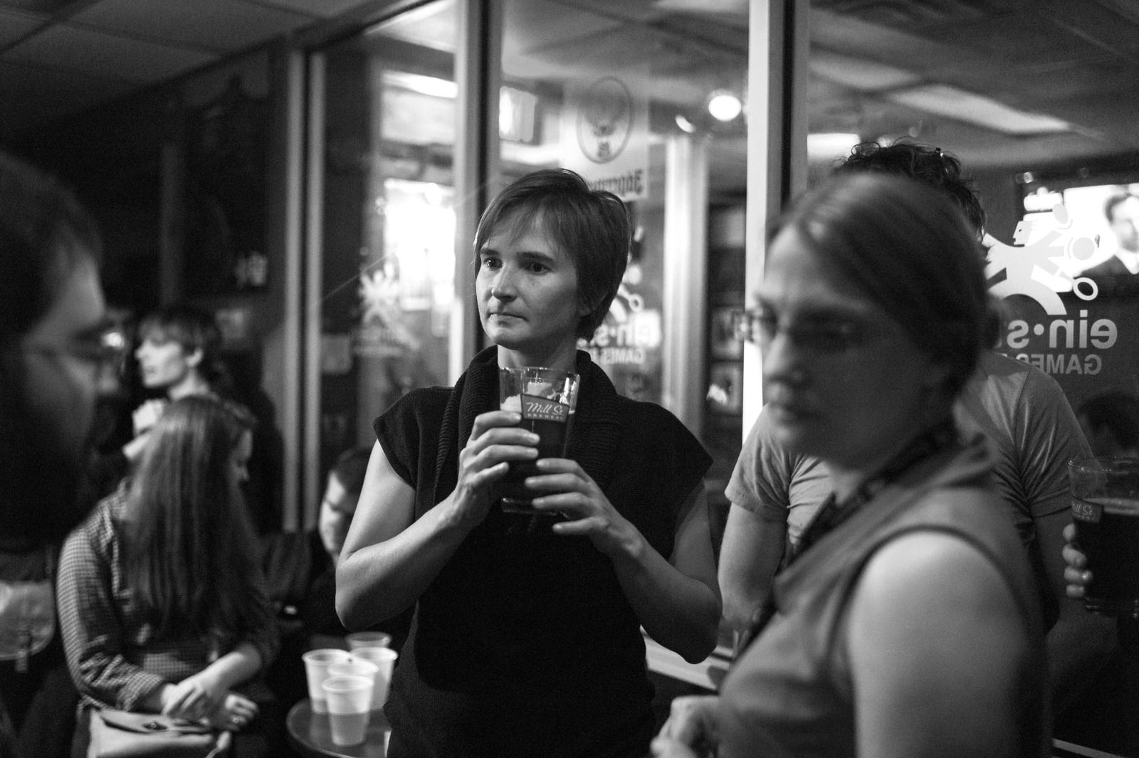 Contemplative Moments in a Bar