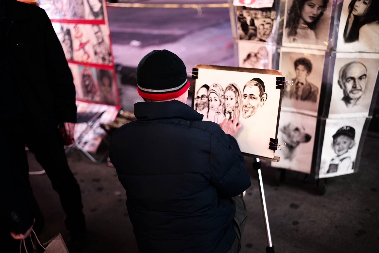 Street Artist in Action