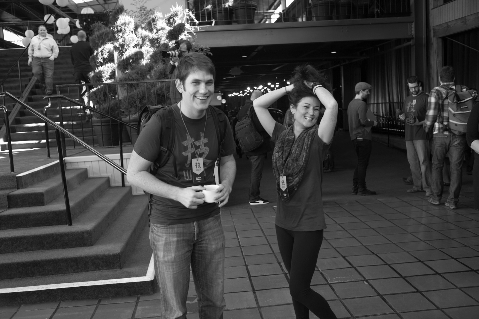 Joyful Moments in Monochrome