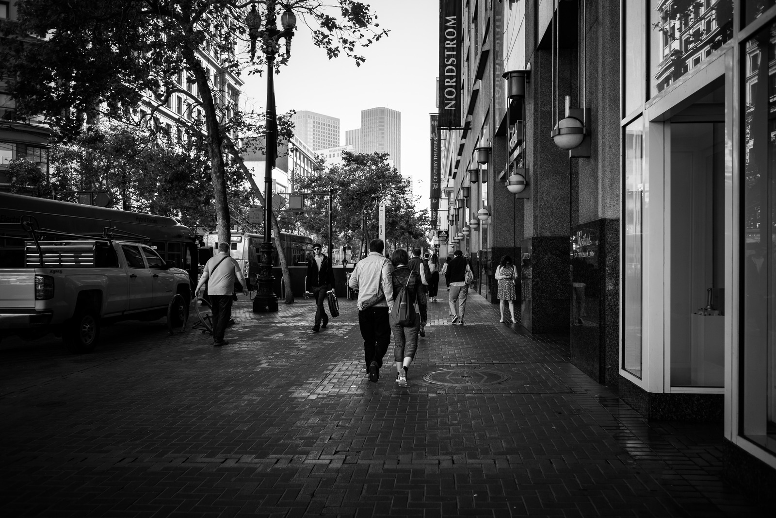 Urban Stroll in Monochrome
