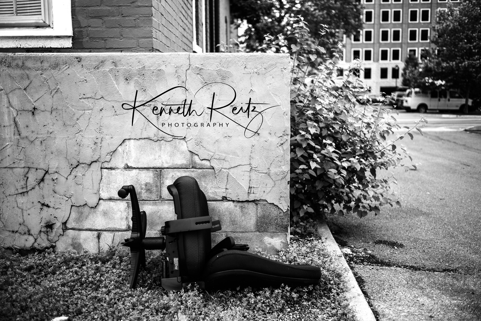 Urban Solitude in Monochrome