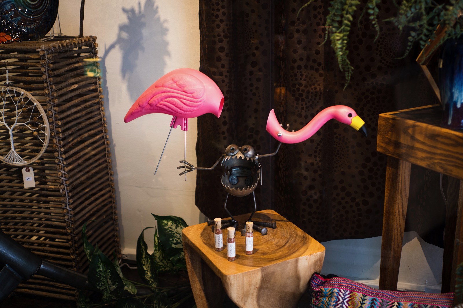 Whimsical Flamingo Creature