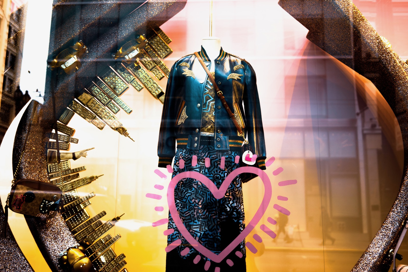 Fashion Display with Heart