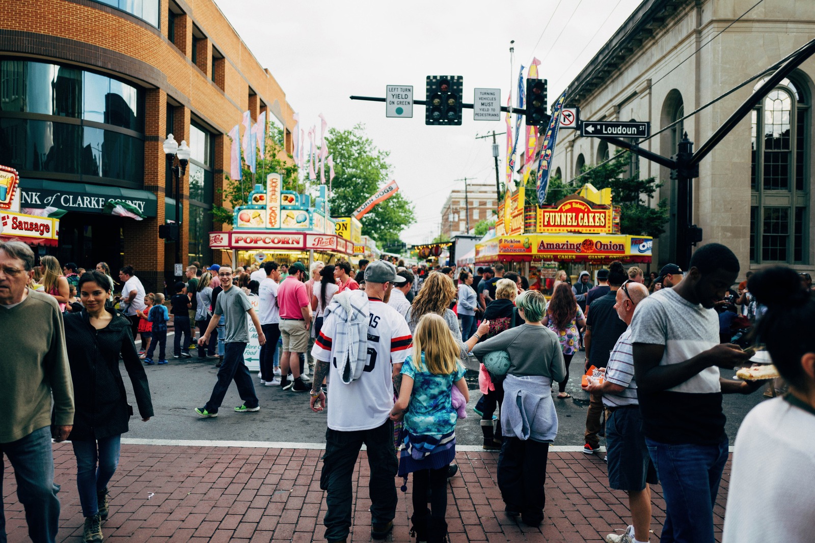 Bustling Fair Atmosphere