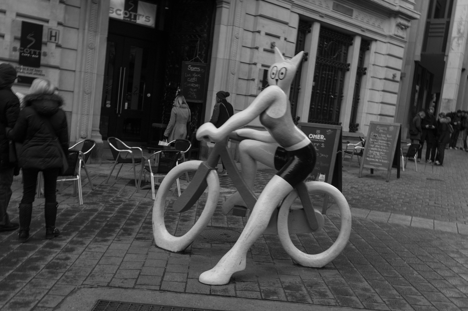 Urban Whimsy in Monochrome