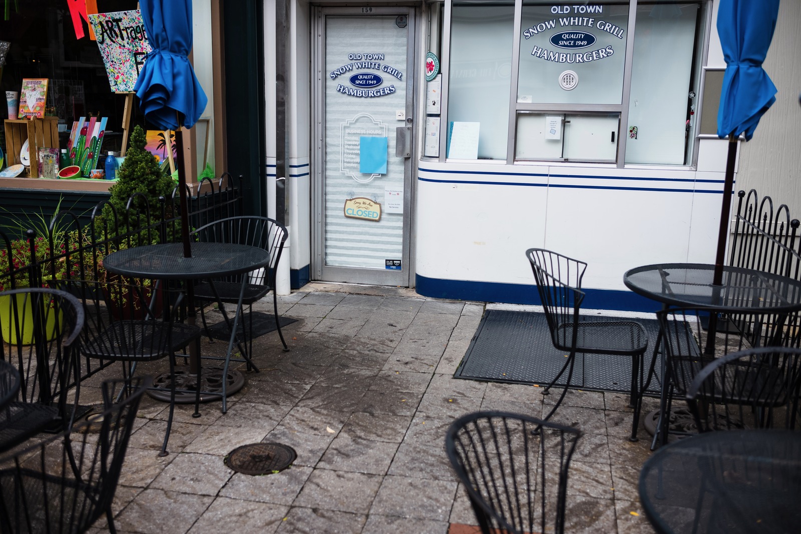 Quiet Closure at Snow White Grill