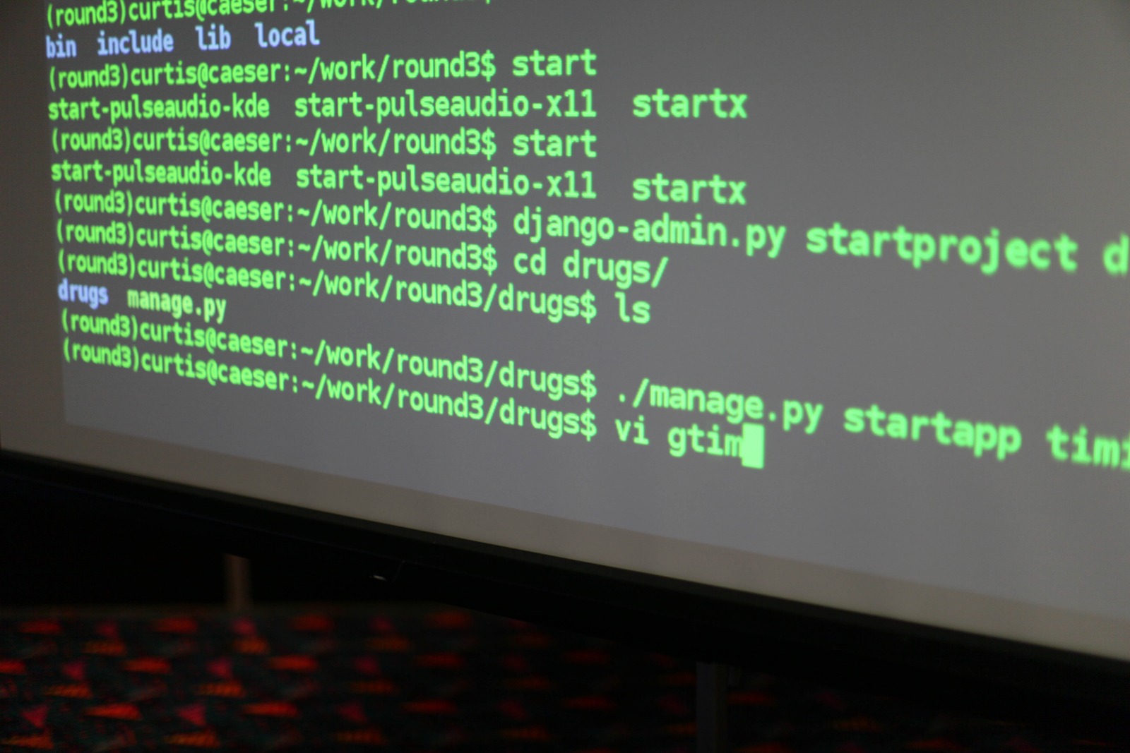 Glowing Command Line