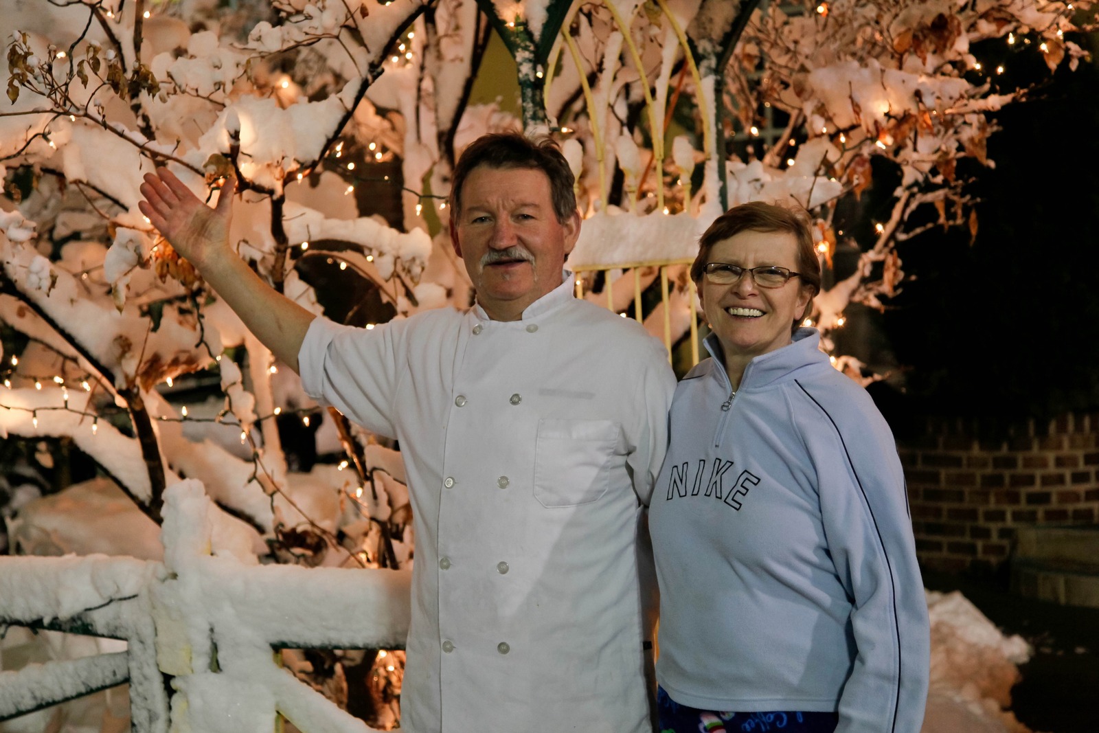 Winter Evening Smiles