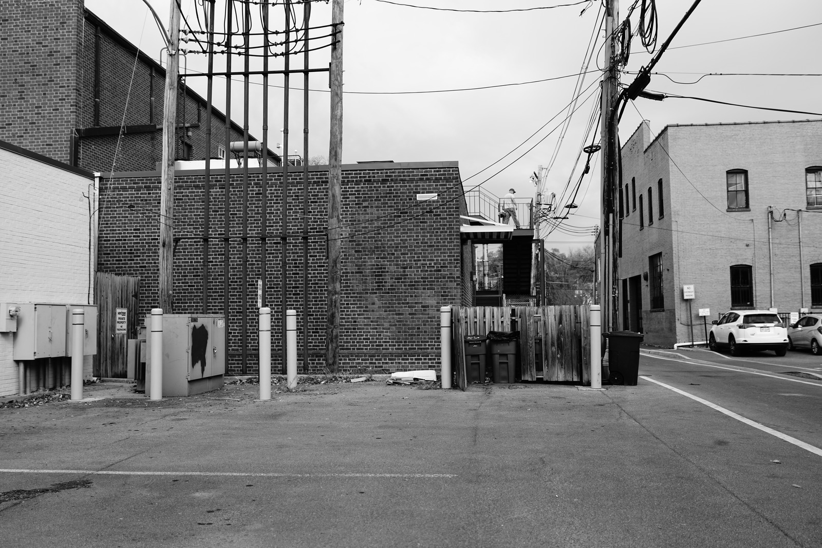 Urban Isolation in Monochrome