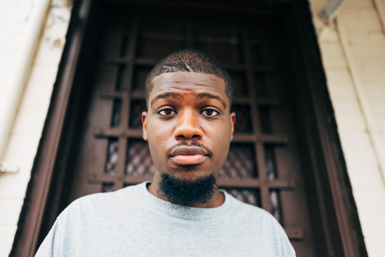 Portrait in Gritty Surroundings