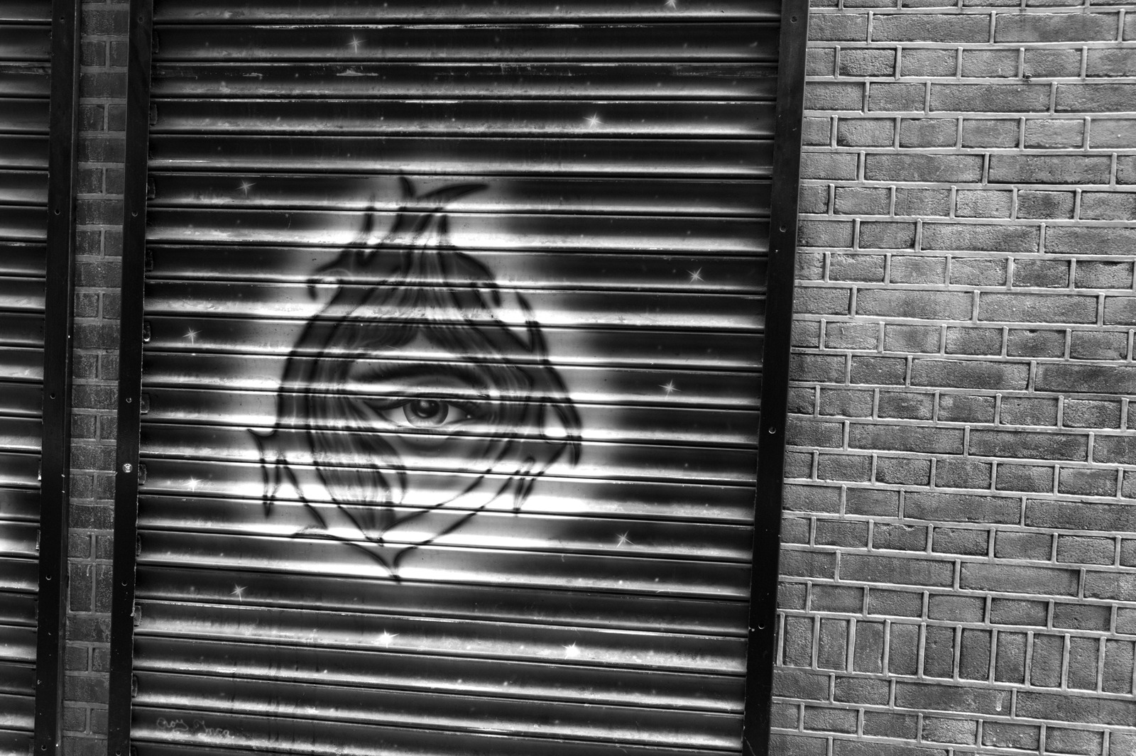 Mysterious Eye in Shadows