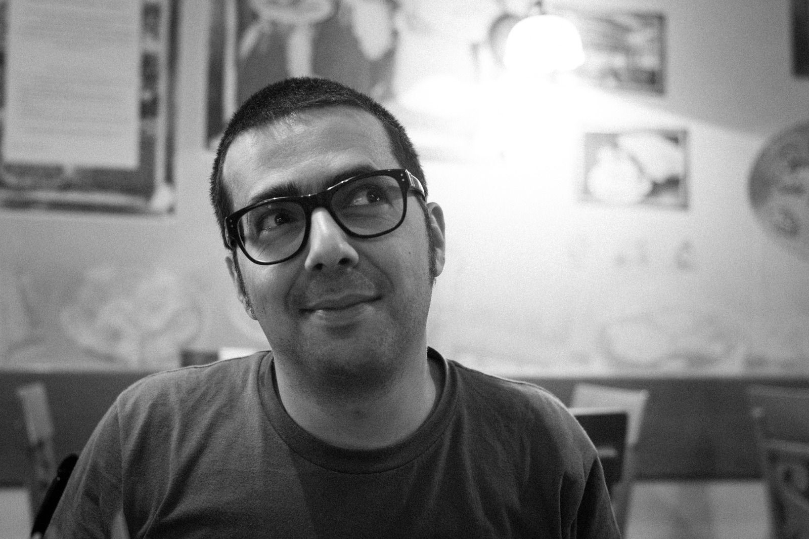 Contemplative Dinner Moment