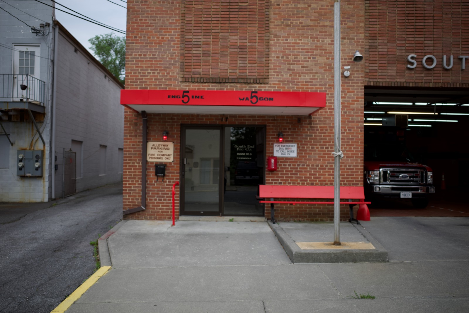 Urban Firehouse Entrance
