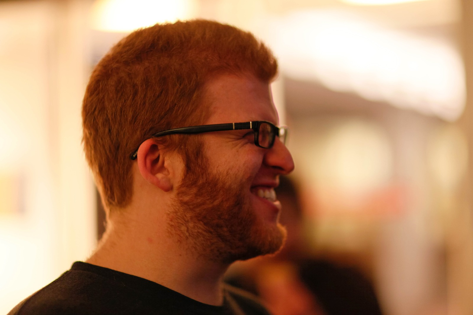 Joyful Laughter in Soft Light