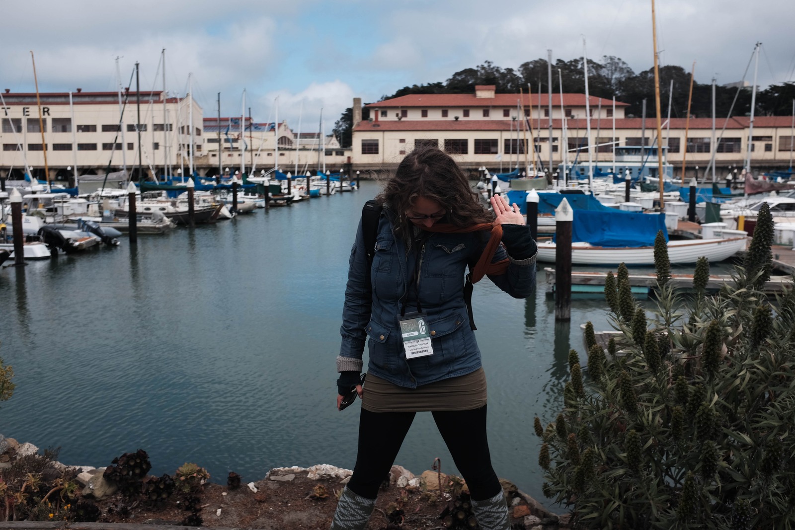 Contemplation by the Marina