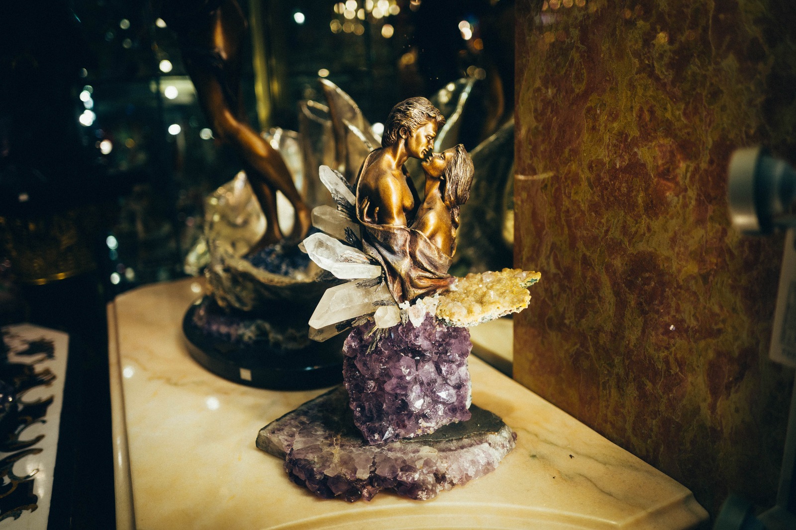 Eternal Embrace in Stone