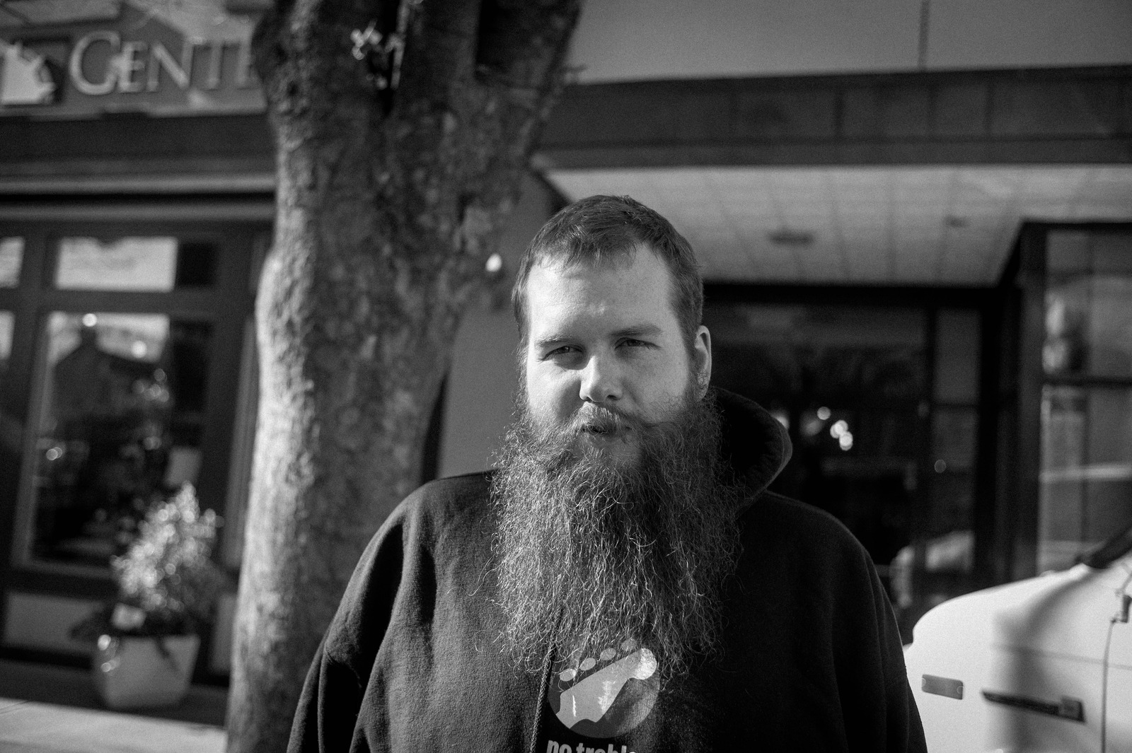 Urban Portrait in Shadows