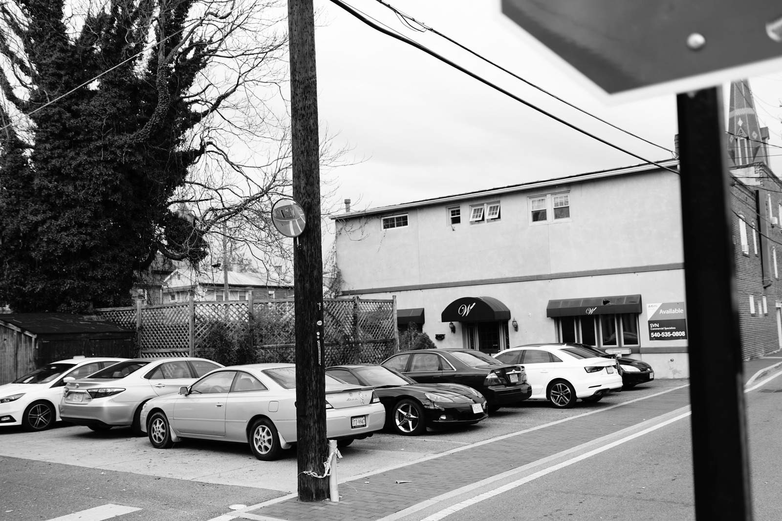 Urban Stillness in Monochrome