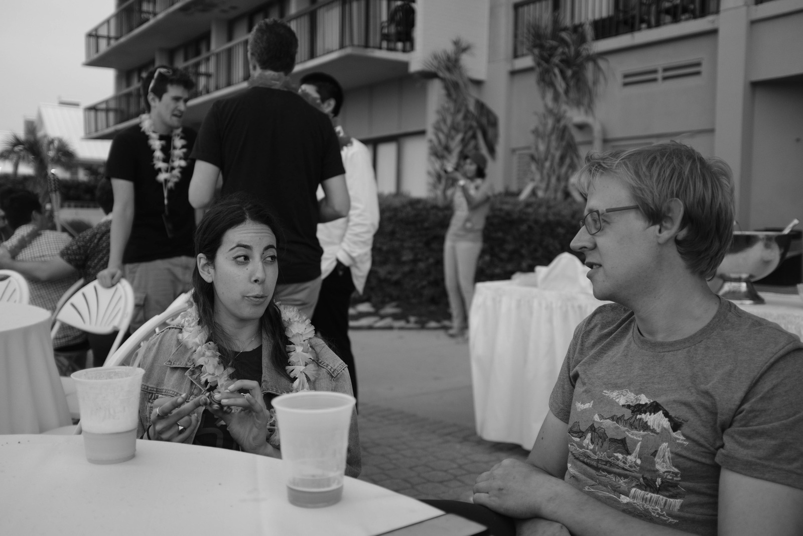 Casual Conversations at Dusk