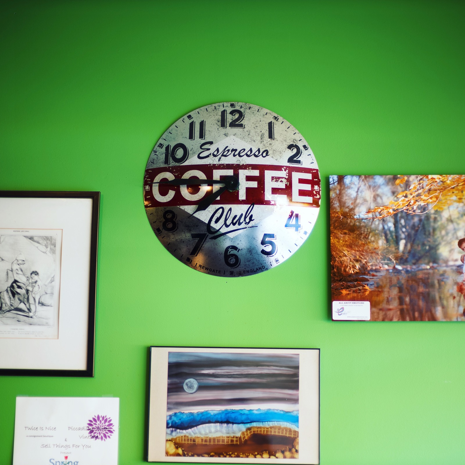 Colorful Café Wall