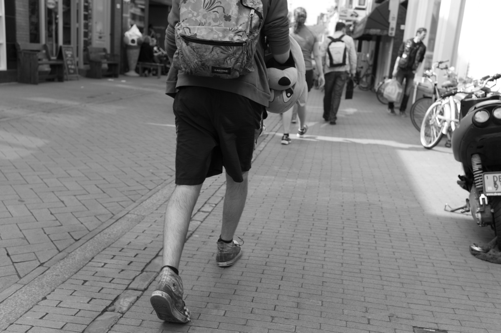 Urban Stroll in Monochrome