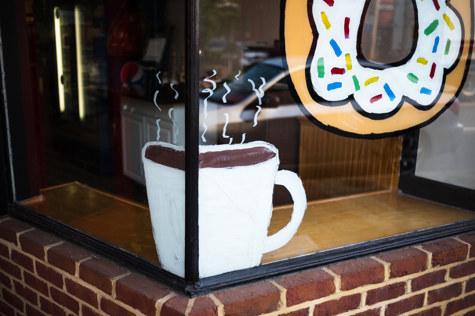 Whimsical Coffee and Donut