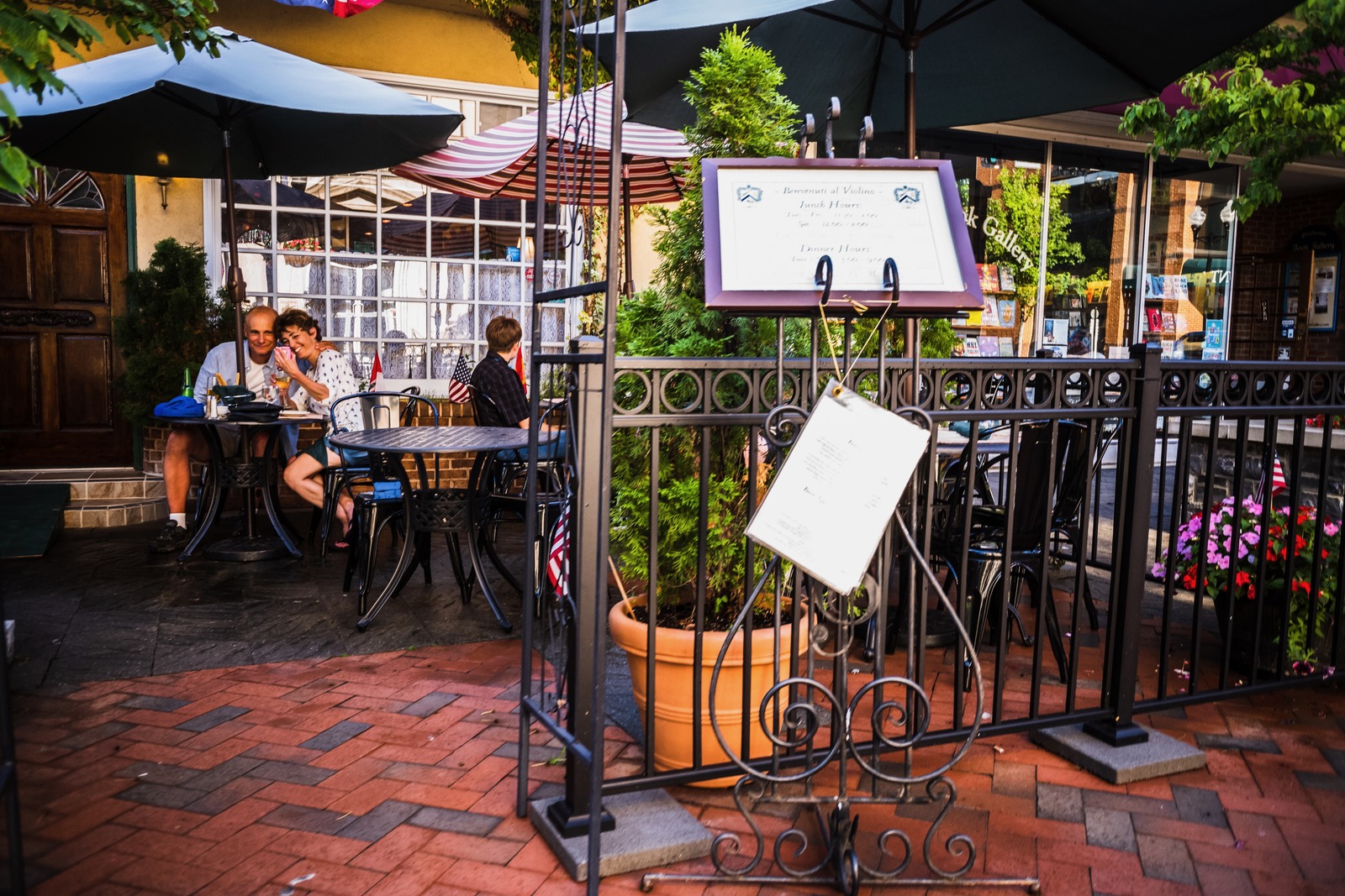 Charming Café Moment