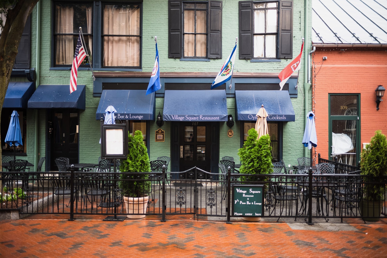 Charming Village Square