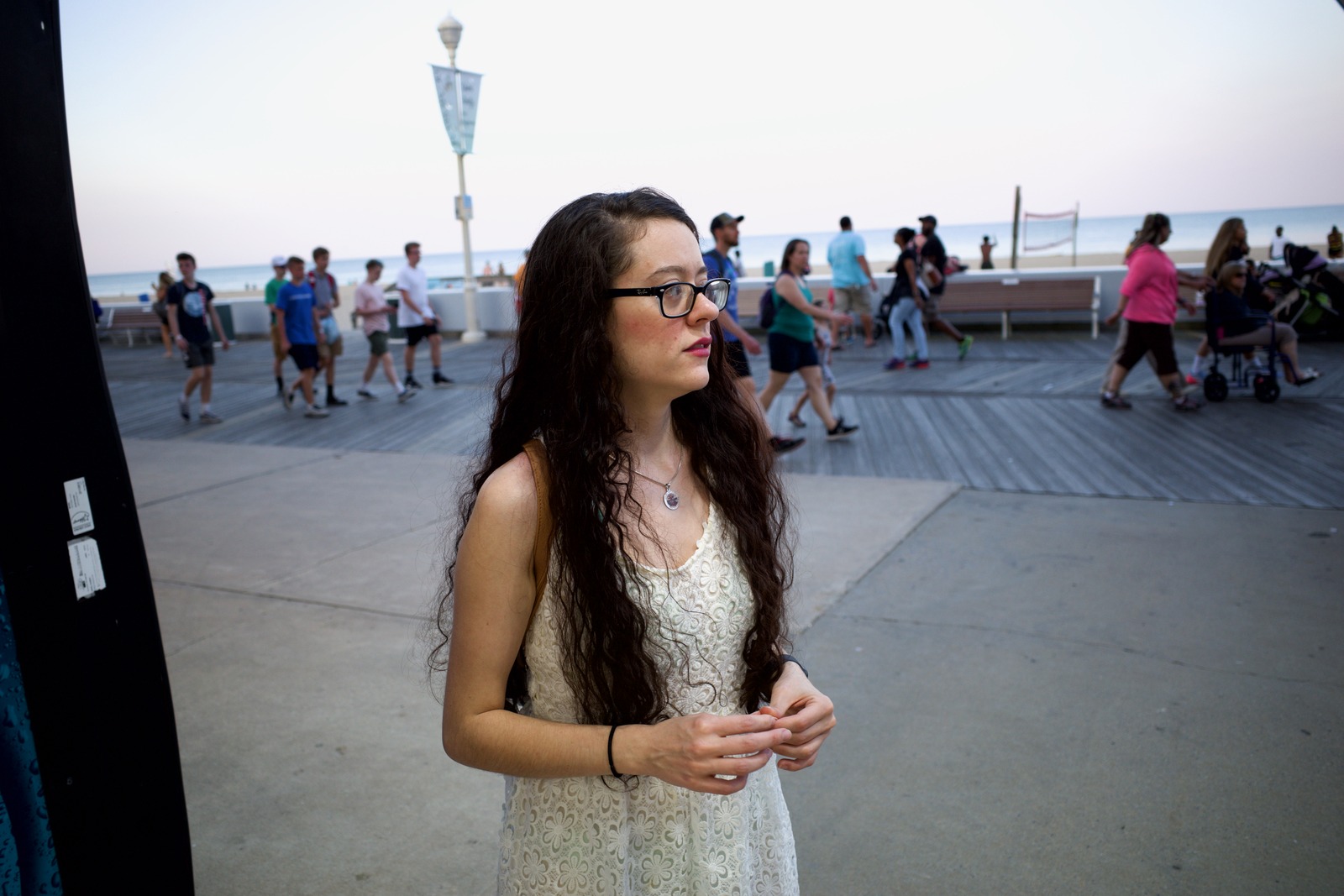 Serene Evening at the Boardwalk
