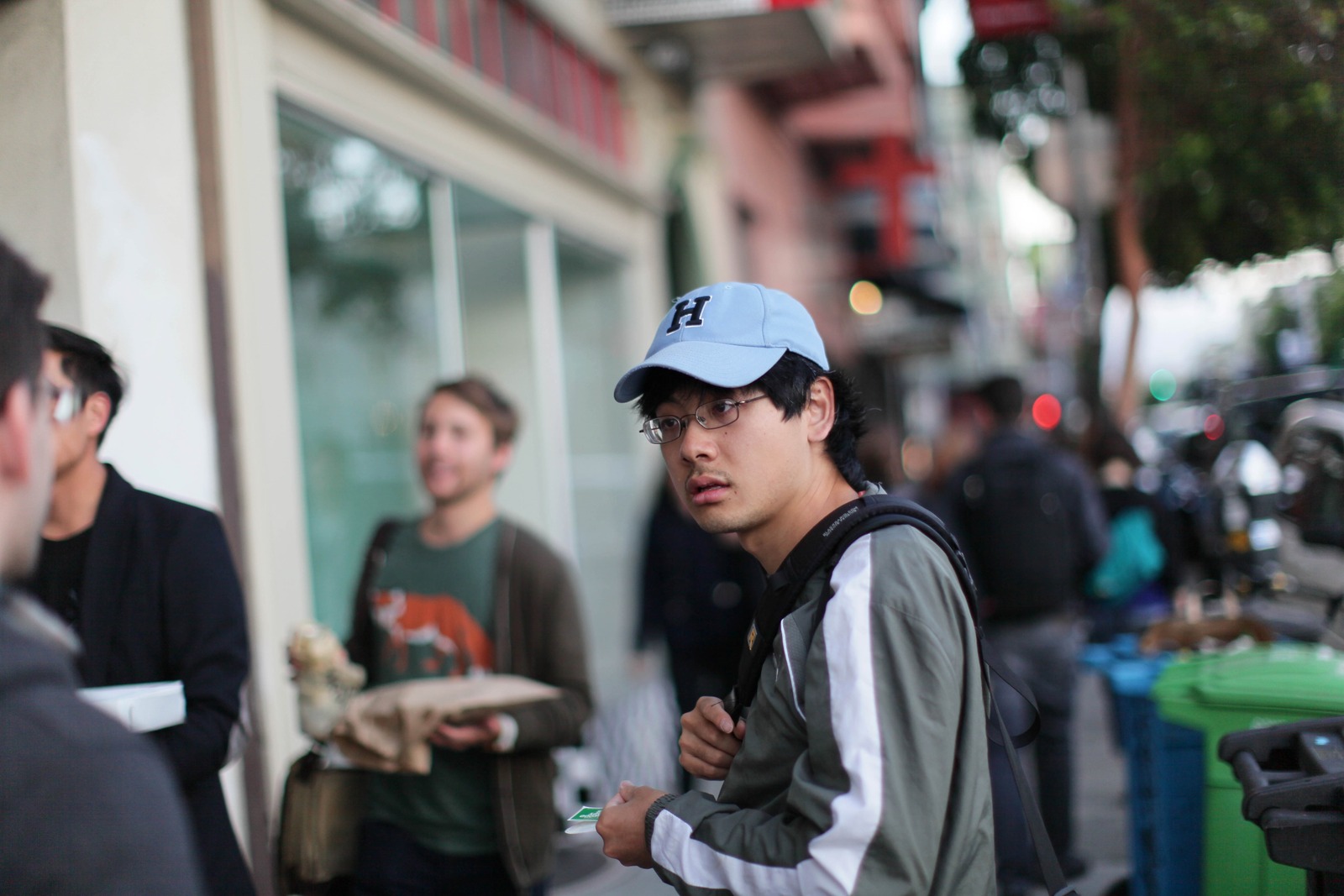 Urban Evening Encounter