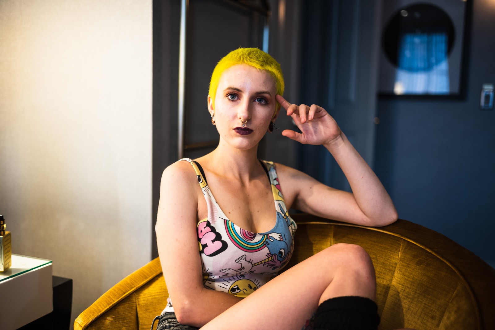 Vibrant Portrait of Confidence