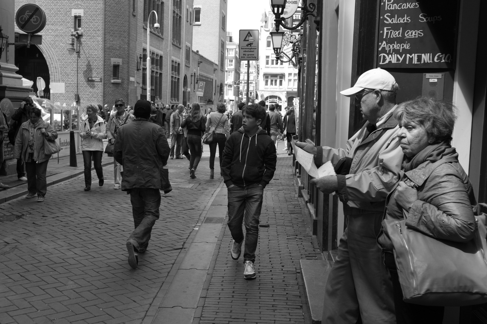 Urban Moments in Black and White