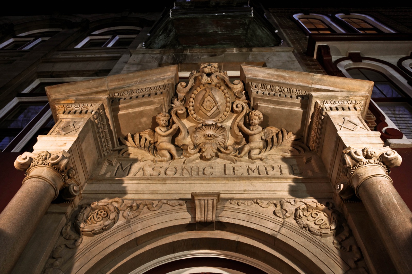 Majestic Masonic Entrance