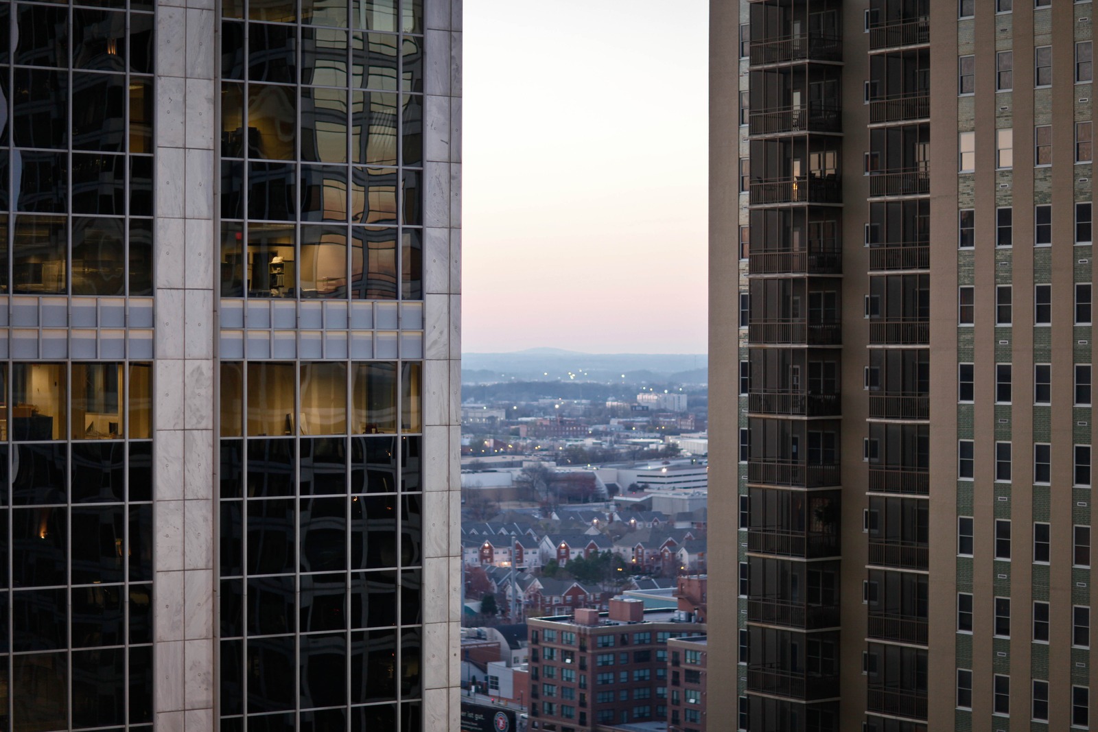Urban Reflections at Dusk