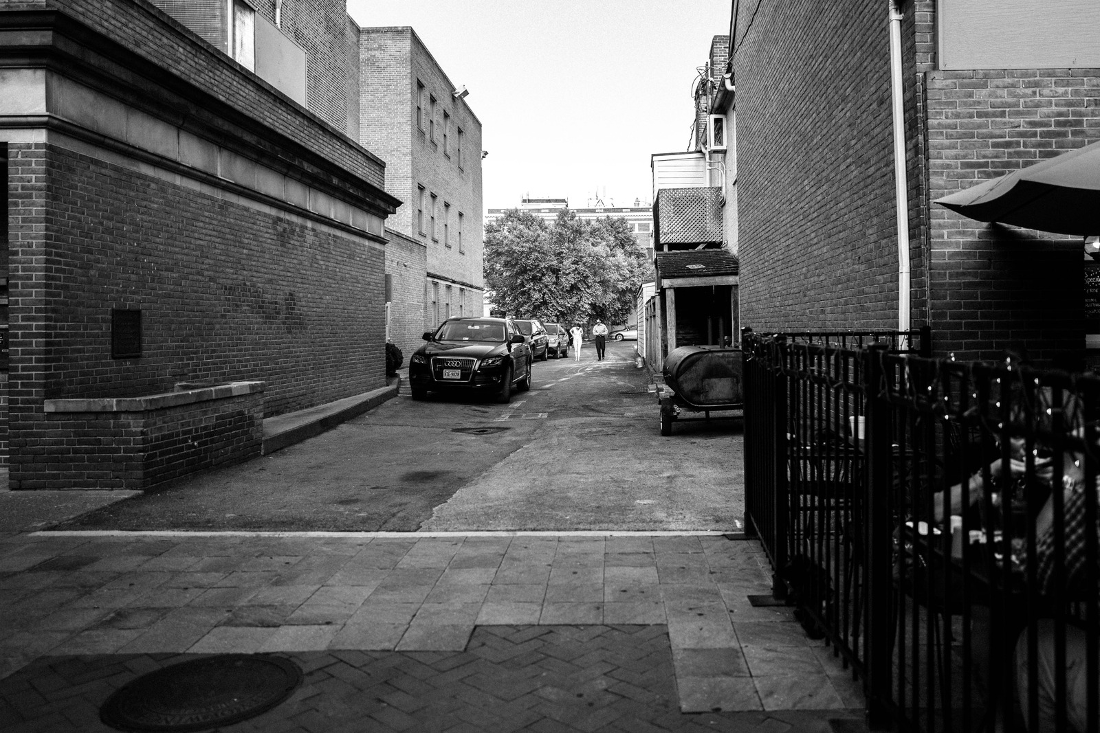 Quiet Urban Alleyway