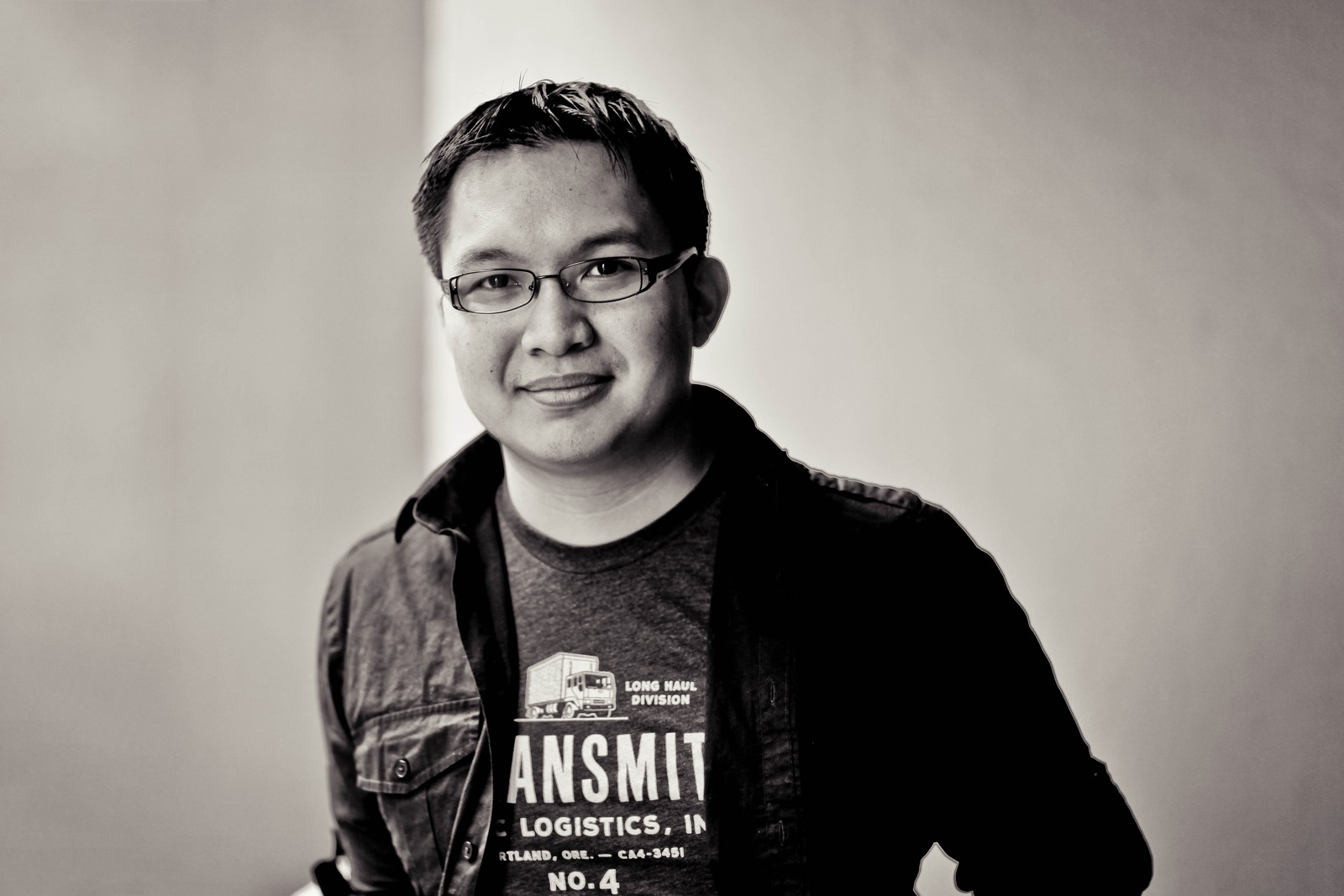 Contemplative Portrait in Monochrome